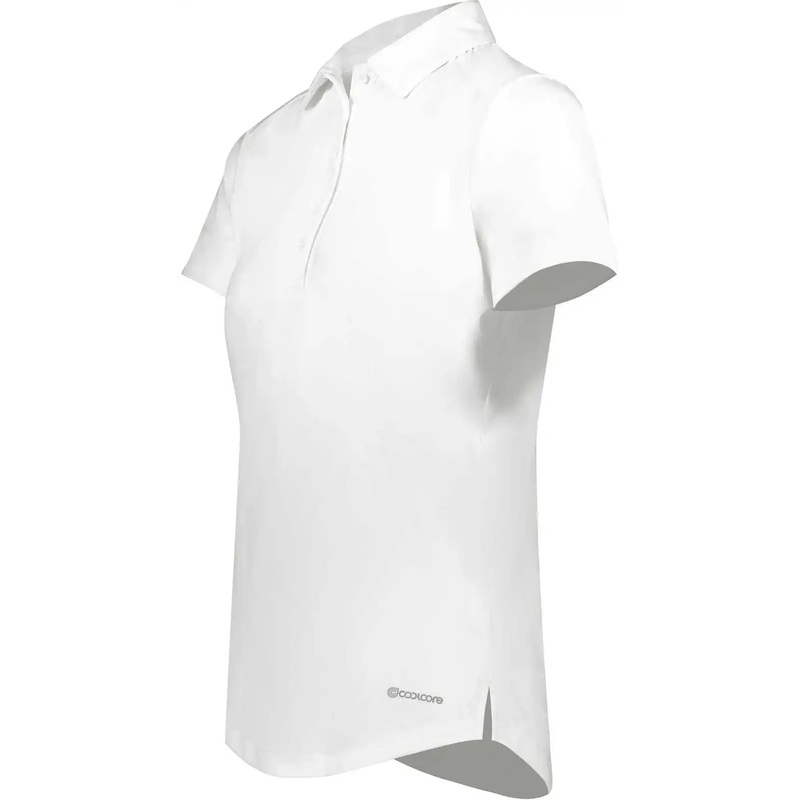 Holloway 222772 Ladies Electrify Coolcore Polo – White