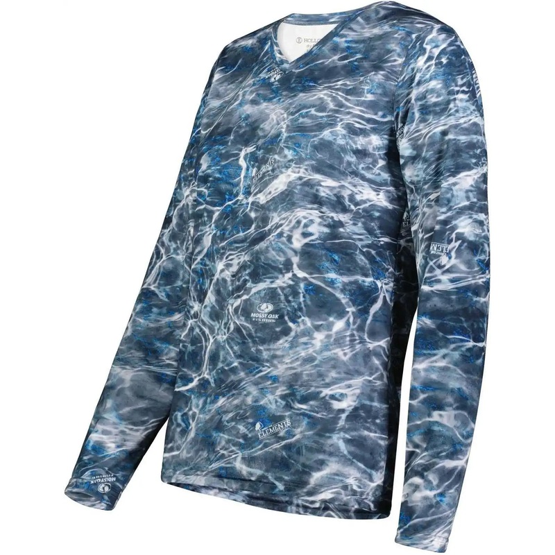 Holloway 222838 Ladies Mossy Oak Momentum Long Sleeve Tee – Elements Agua Blackfin