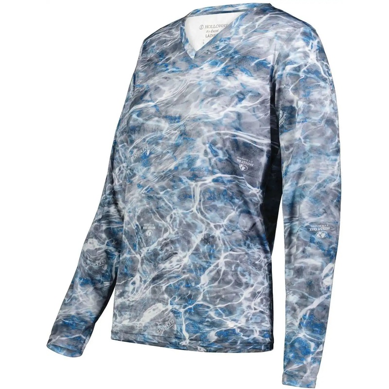 Holloway 222838 Ladies Mossy Oak Momentum Long Sleeve Tee – Elements Agua Steelhead