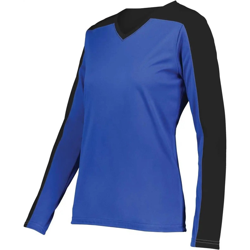 Holloway 223702 Ladies Momentum Team Long Sleeve Tee – Royal Black