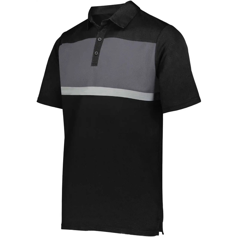 Holloway 222576 Prism Bold Polo – Black Carbon