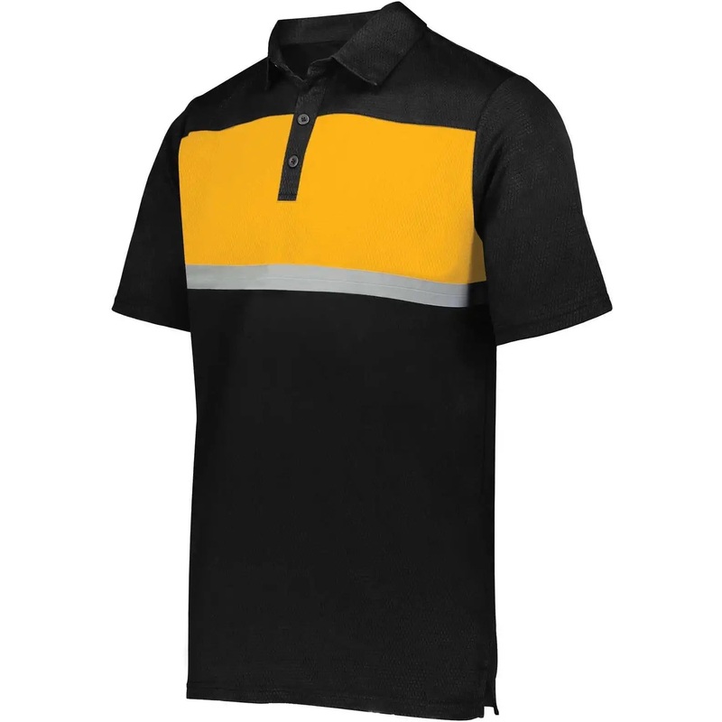 Holloway 222576 Prism Bold Polo – Black Gold