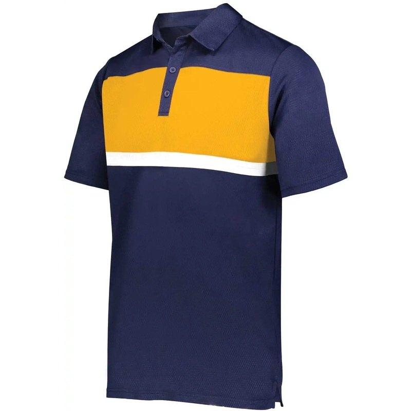 Holloway 222576 Prism Bold Polo – Navy Gold