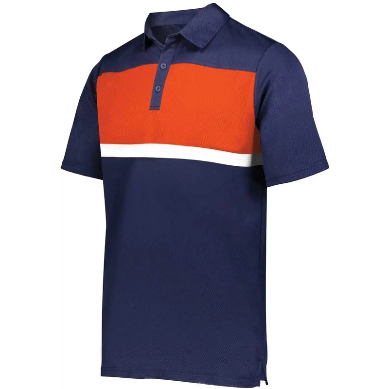 Holloway 222576 Prism Bold Polo – Navy Orange