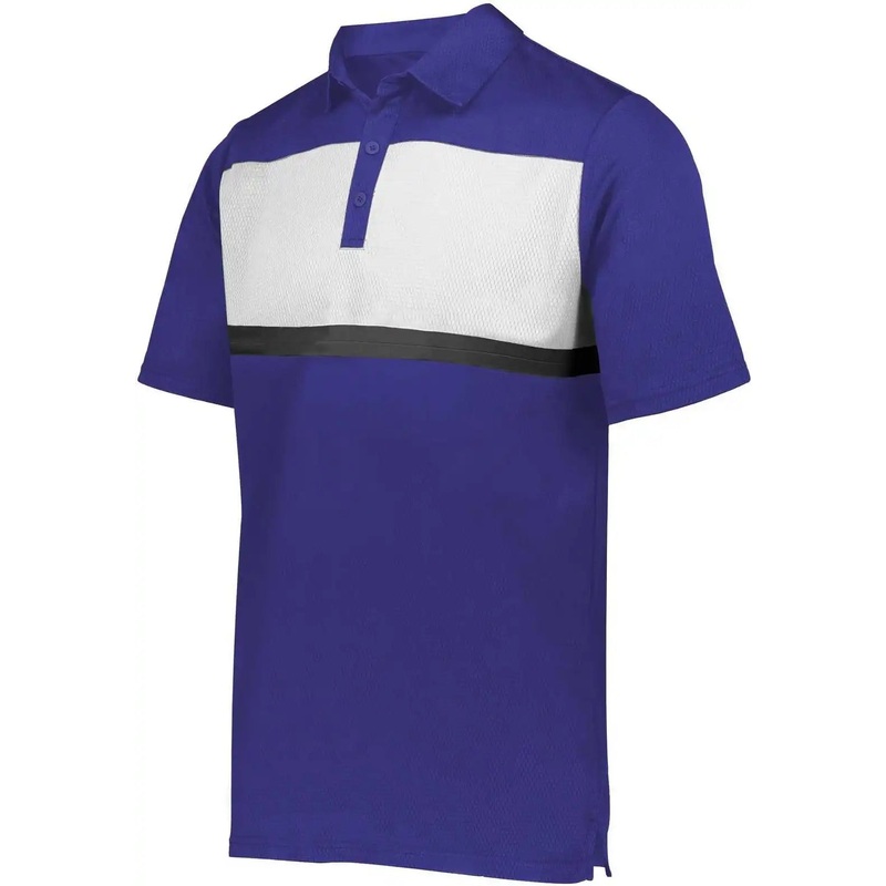 Holloway 222576 Prism Bold Polo – Purple White