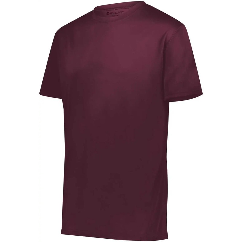 Holloway 222819 Youth Momentum Tee – Maroon (Hlw)