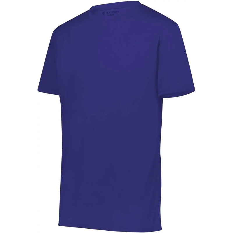 Holloway 222819 Youth Momentum Tee – Purple (Hlw)