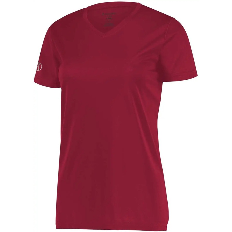Holloway 222820 Ladies Momentum Tee – Cardinal