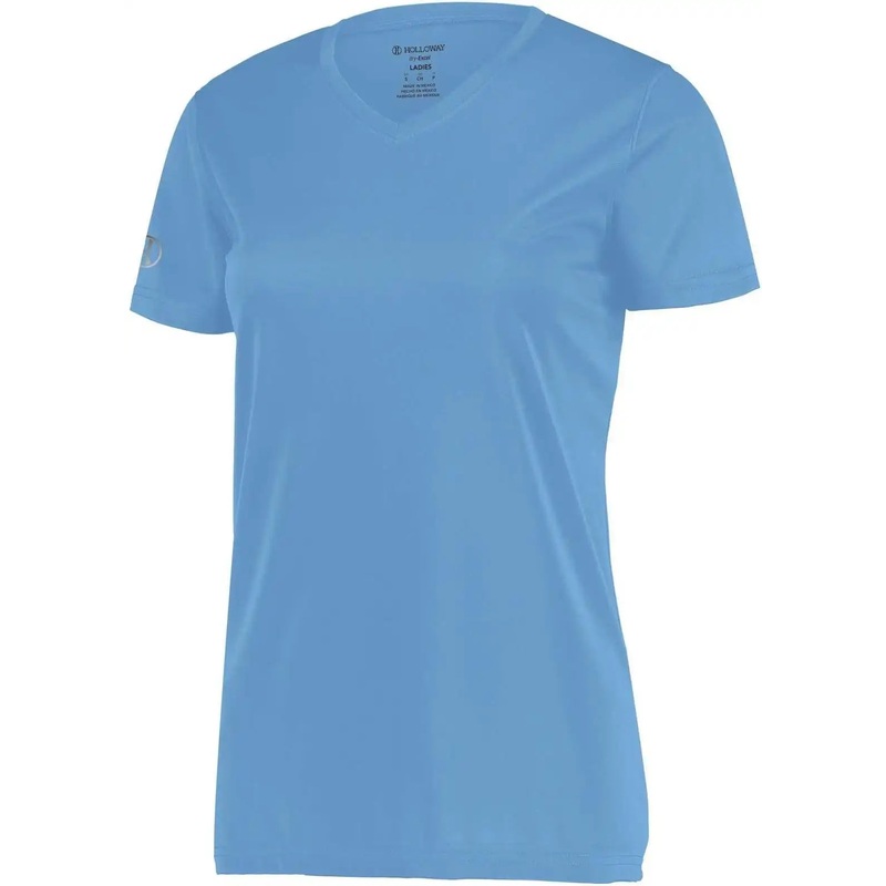 Holloway 222820 Ladies Momentum Tee – Columbia Blue