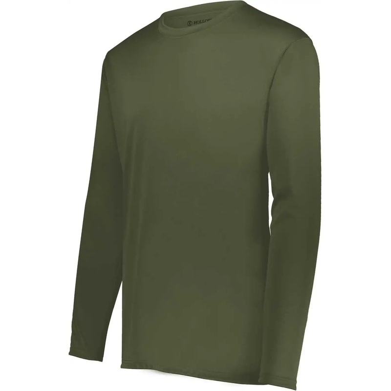 Holloway 222822 Momentum Long Sleeve Tee – Olive