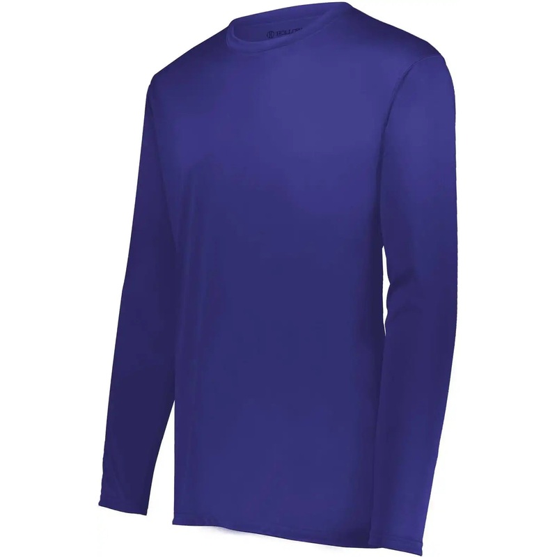 Holloway 222822 Momentum Long Sleeve Tee – Purple (Hlw)