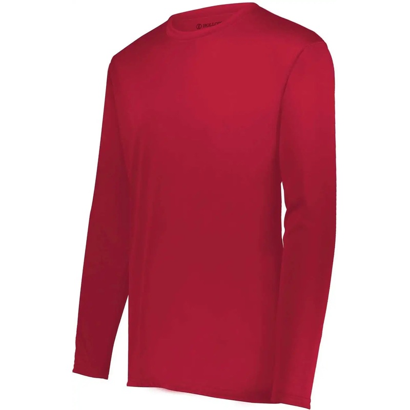 Holloway 222822 Momentum Long Sleeve Tee – Scarlet