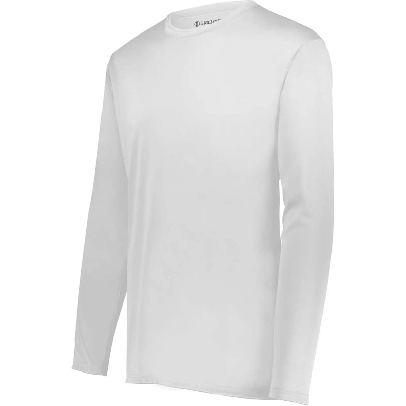 Holloway 222822 Momentum Long Sleeve Tee – White