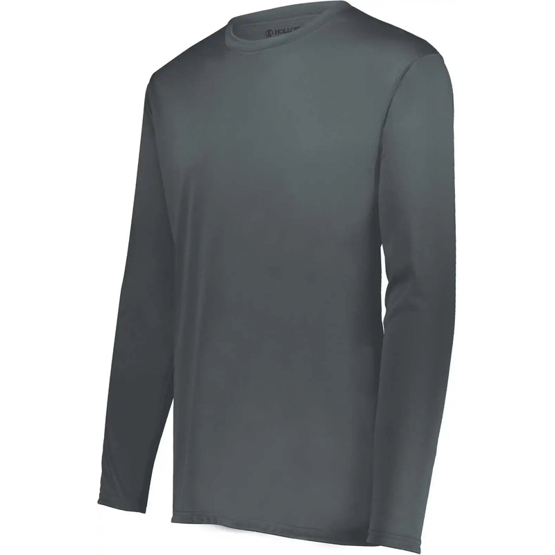 Holloway 222823 Youth Momentum Long Sleeve Tee – Graphite