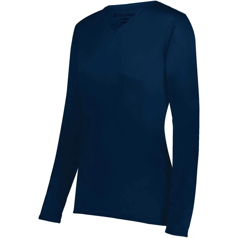 Holloway 222824 Ladies Momentum Long Sleeve Tee – Navy