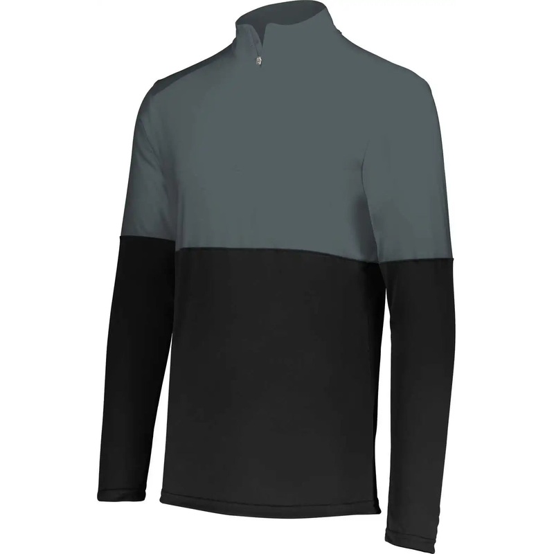 Holloway 223600 Youth Momentum Team 1/4 Zip  Pullover – Black Iron
