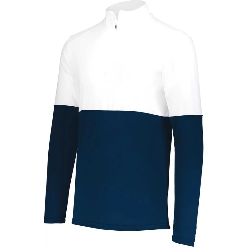 Holloway 223600 Youth Momentum Team 1/4 Zip  Pullover – Navy White