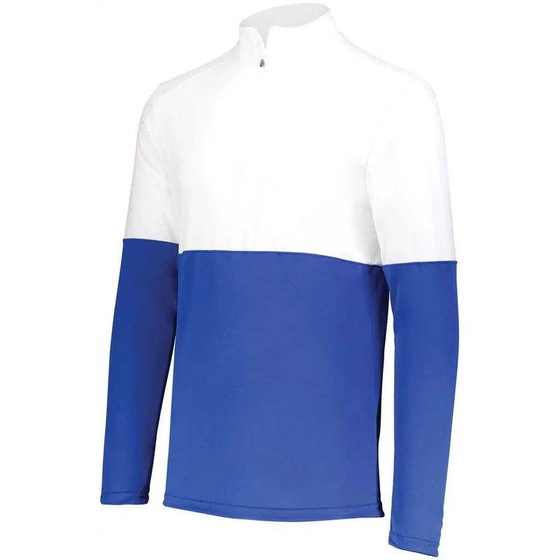 Holloway 223600 Youth Momentum Team 1/4 Zip  Pullover – Royal White