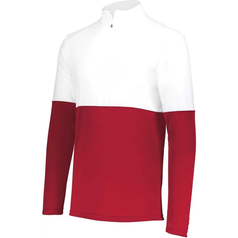 Holloway 223600 Youth Momentum Team 1/4 Zip  Pullover – Scarlet White