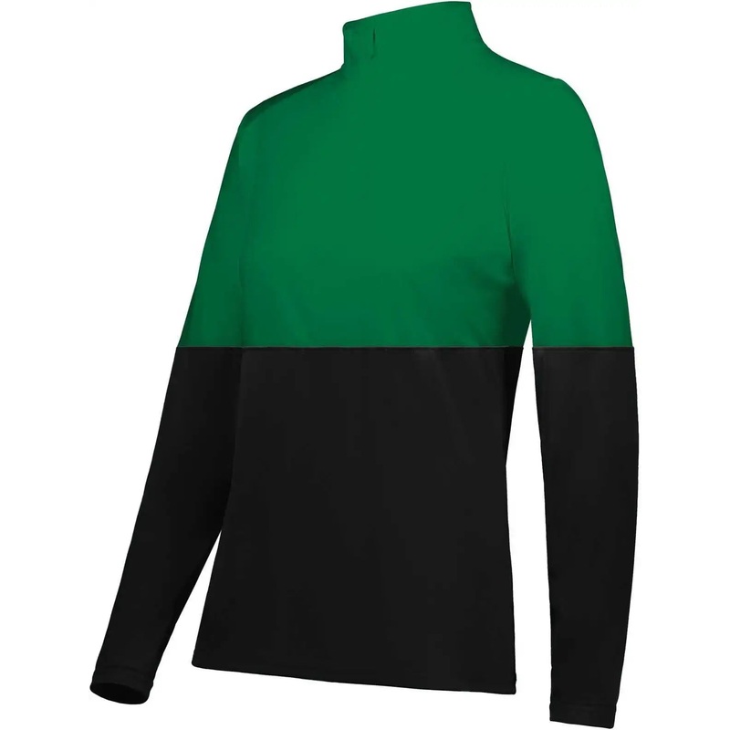 Holloway 223700 Ladies Momentum Team 1/4 Zip Pullover – Black Kelly