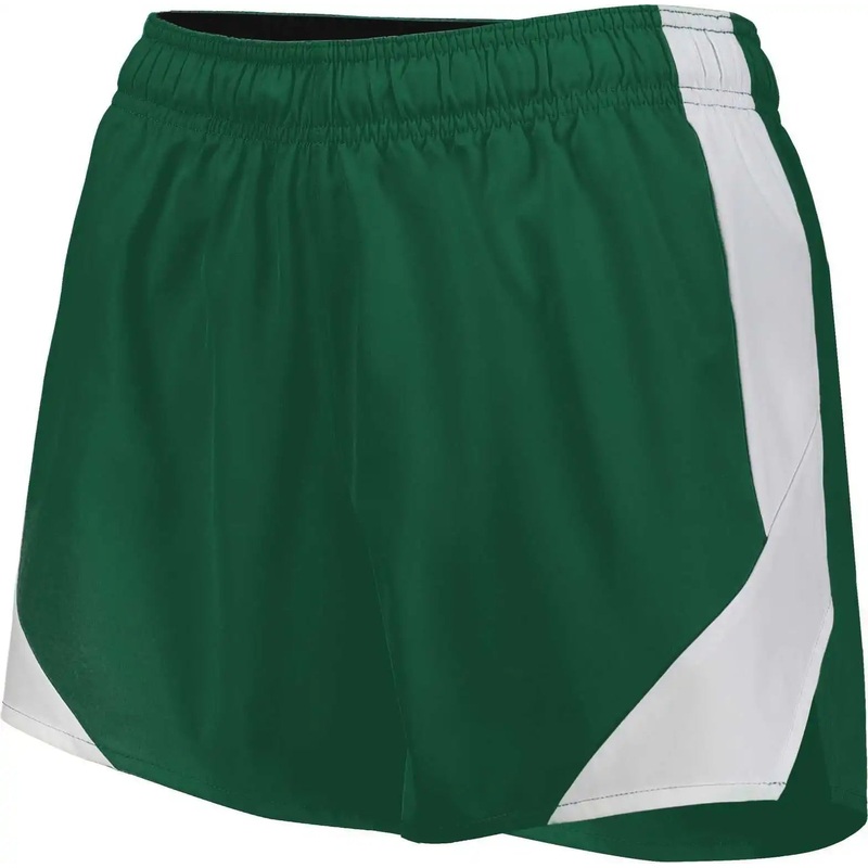 Holloway 229389 Ladies Olympus Shorts – Dark Green White