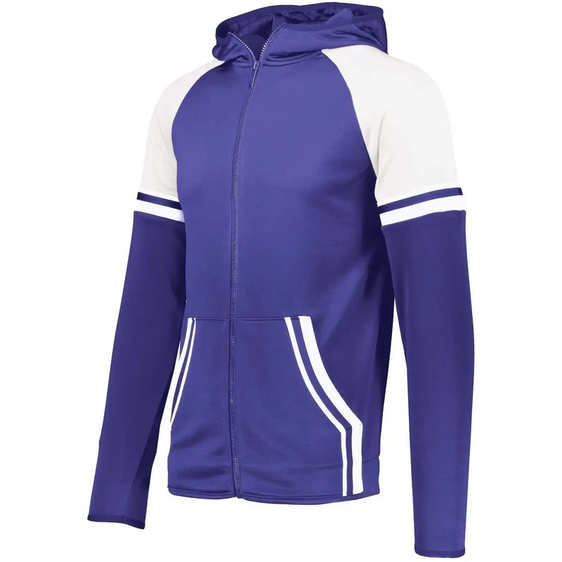 Holloway 229561 Retro Grade Jacket – Purple White