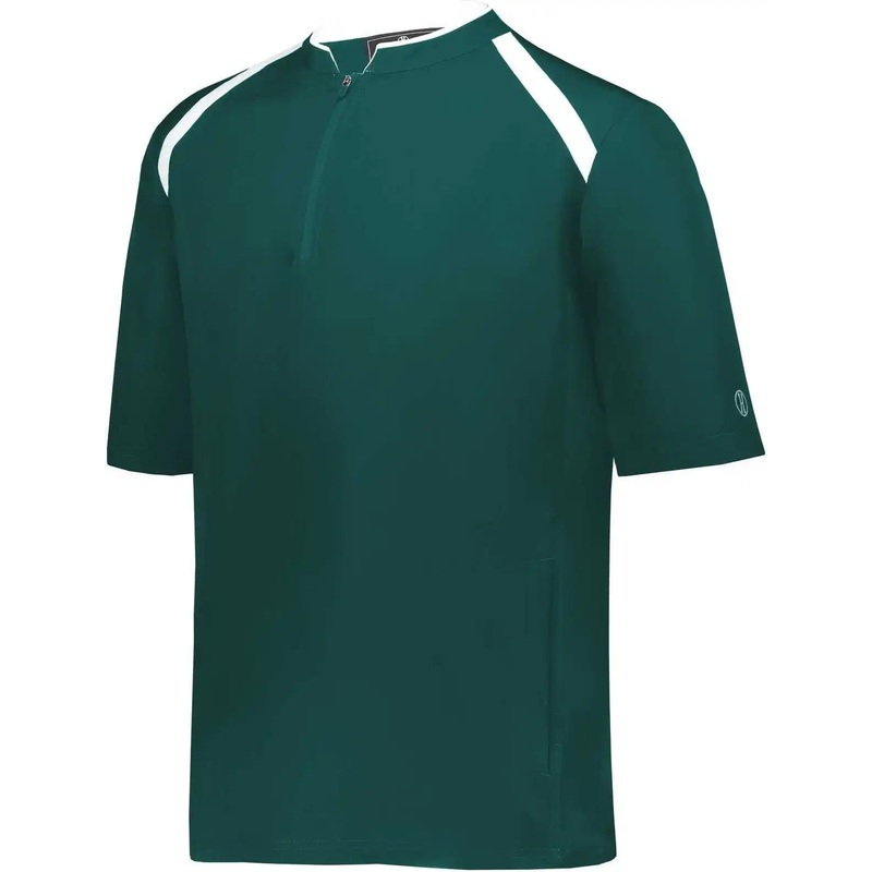 Holloway 229581 Clubhouse Pullover – Dark Green White