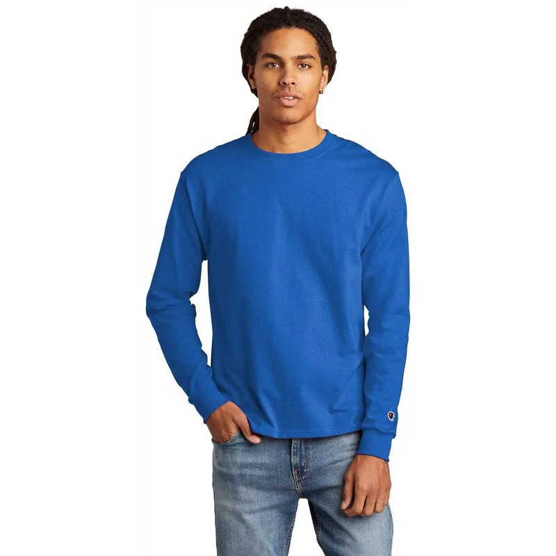 Champion CC8C Heritage 5.2-oz Long Sleeve T-Shirt – Athletic Royal
