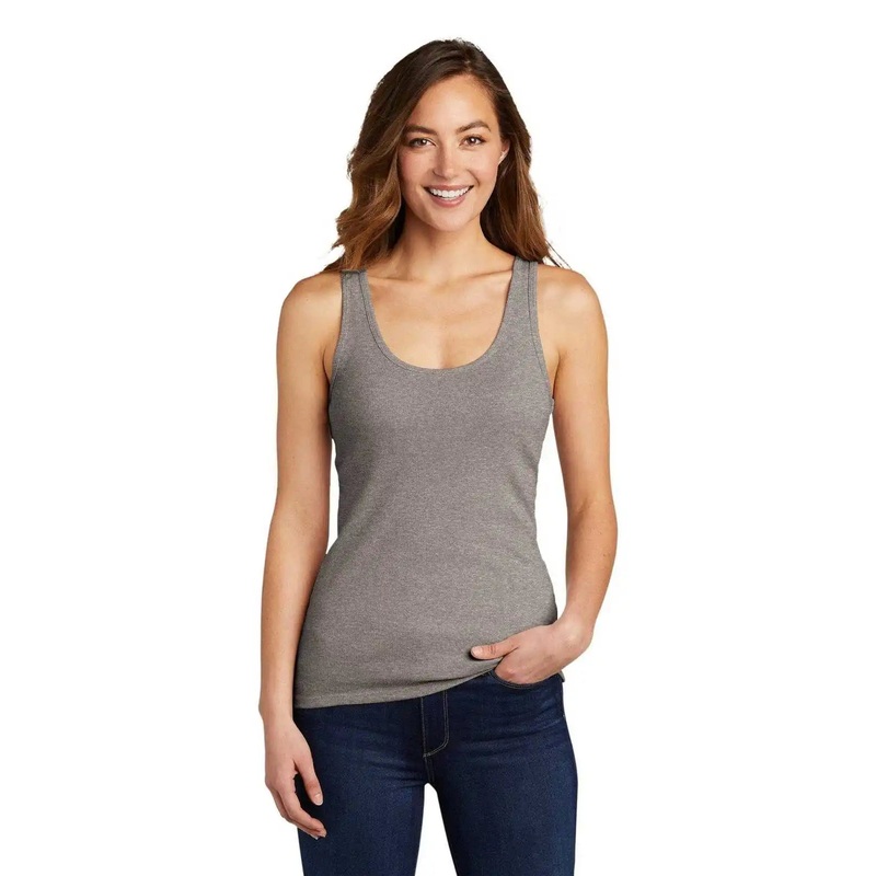 District DT6021 Women’s V.I.T.Rib Tank – Smokey Iris