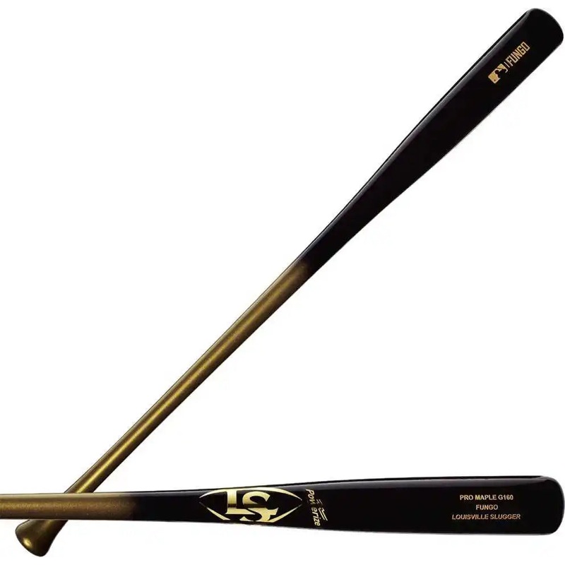 Louisville Slugger Maple G160 Fungo Bat – Gold Black