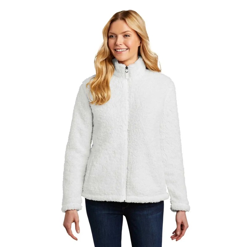 Port Authority L131 Ladies Cozy Fleece Jacket – Marshmallow