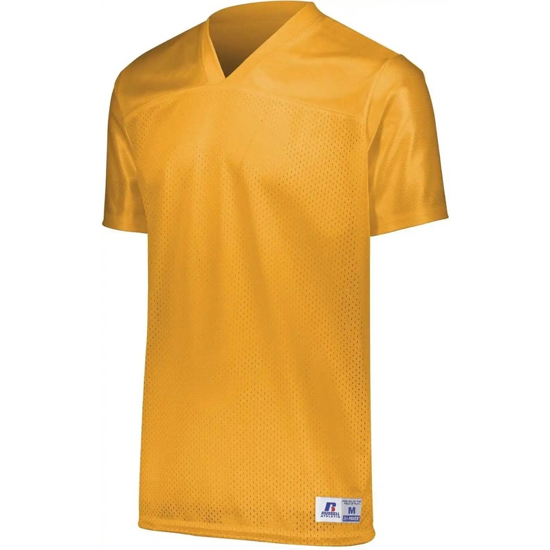 Russell R0593M Solid Flag Football Jersey – Gold