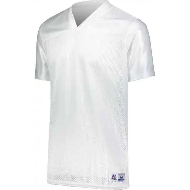 Russell R0593M Solid Flag Football Jersey – White