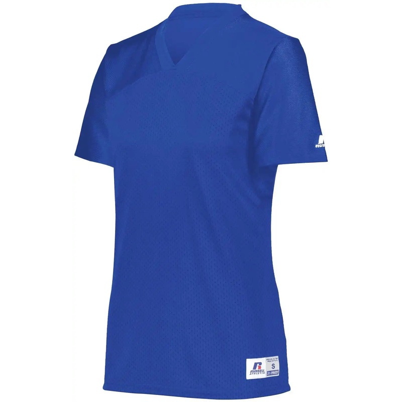 Russell R0593X Ladies Solid Flag Football Jersey – Royal