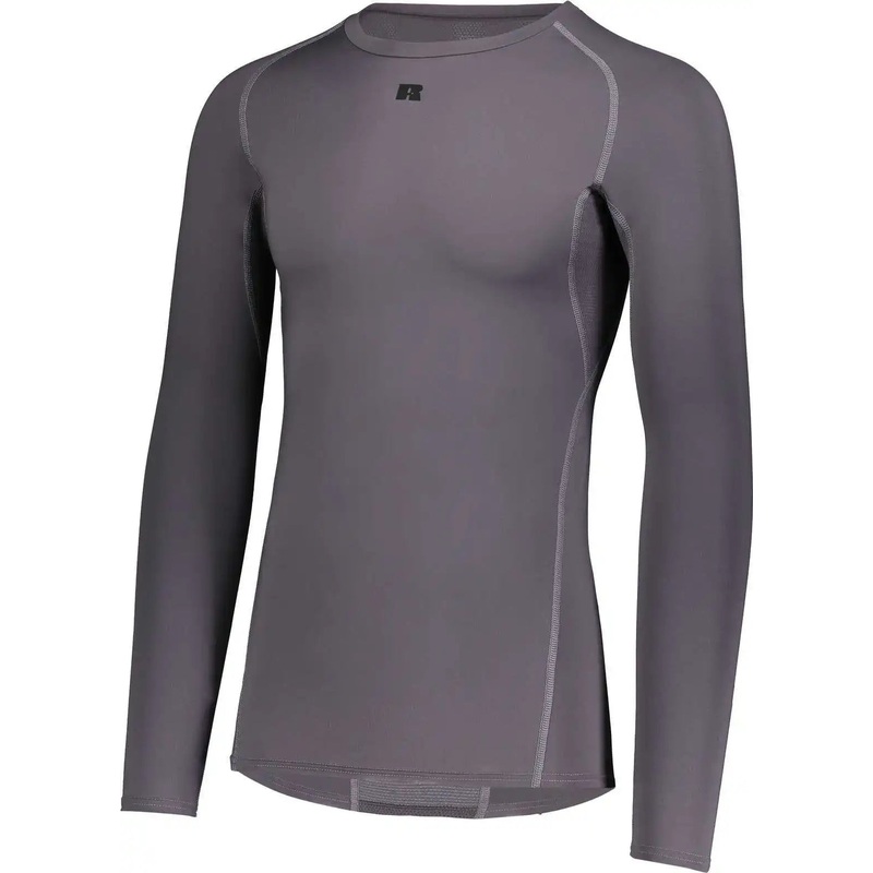 Russell R20CPM Coolcore Long Sleeve Compression Tee – Stealth