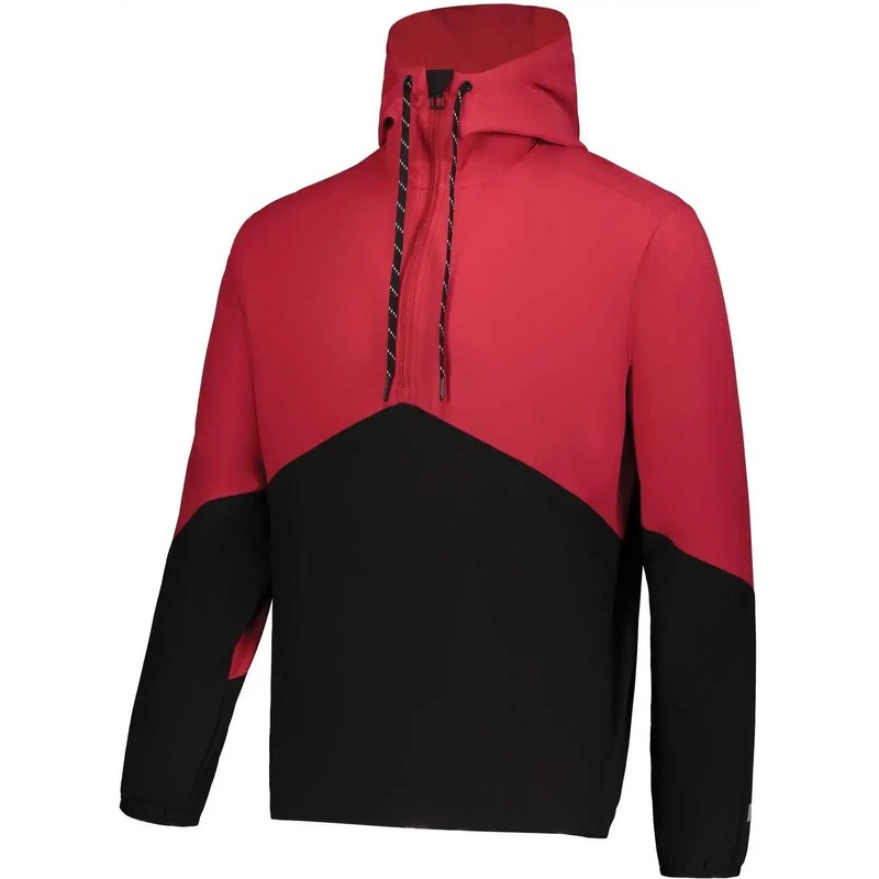 Russell R20DSM Legend Hooded Pullover – True Red Black
