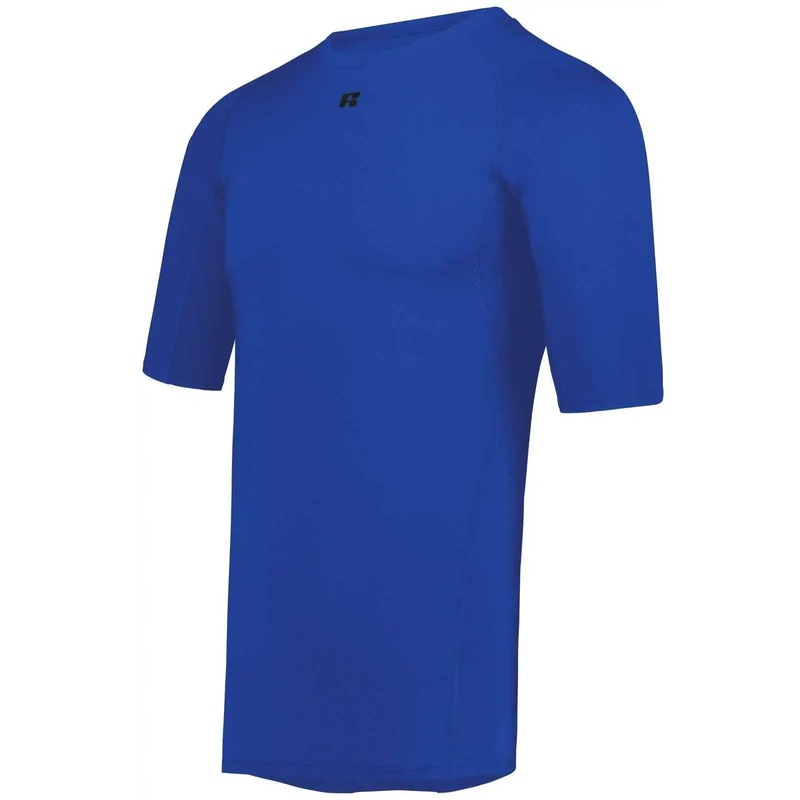 Russell R21CPM Coolcore Half Sleeve Compression Tee – Royal
