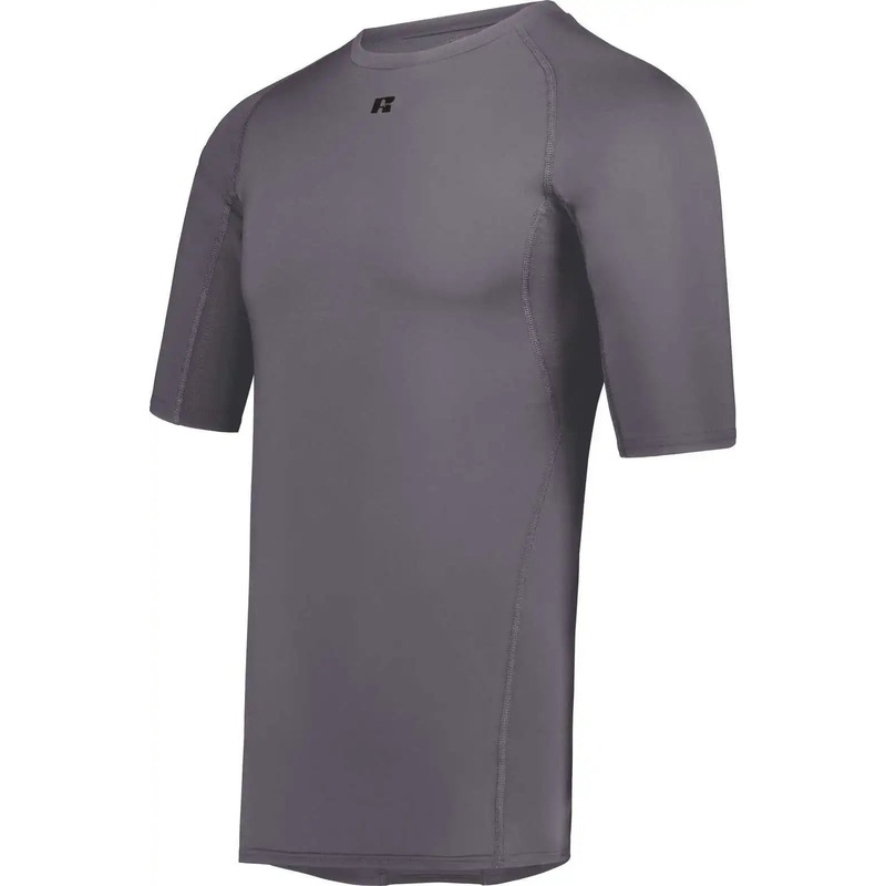 Russell R21CPM Coolcore Half Sleeve Compression Tee – Stealth