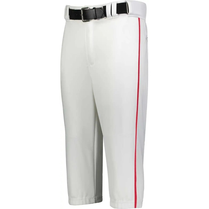Russell R21Lgb Youth Piped Diamond Series Knicker 2.0 – White True Red