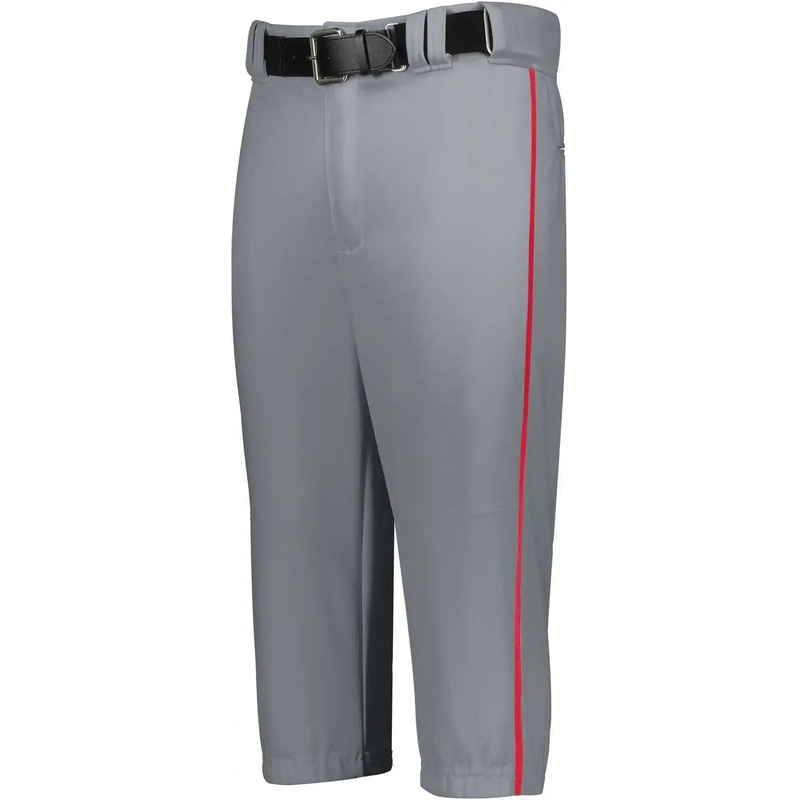 Russell R21Lgm Piped Diamond Series Knicker 2.0 – Baseball Gray True Red