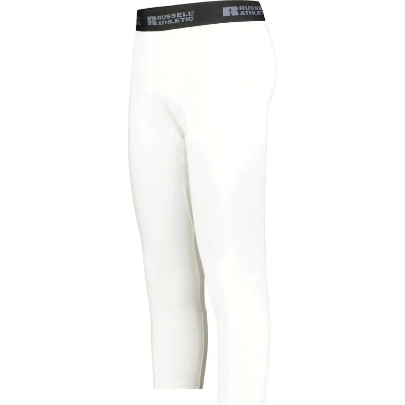 Russell R23CPM Coolcore Compression 7/8 Tight – White