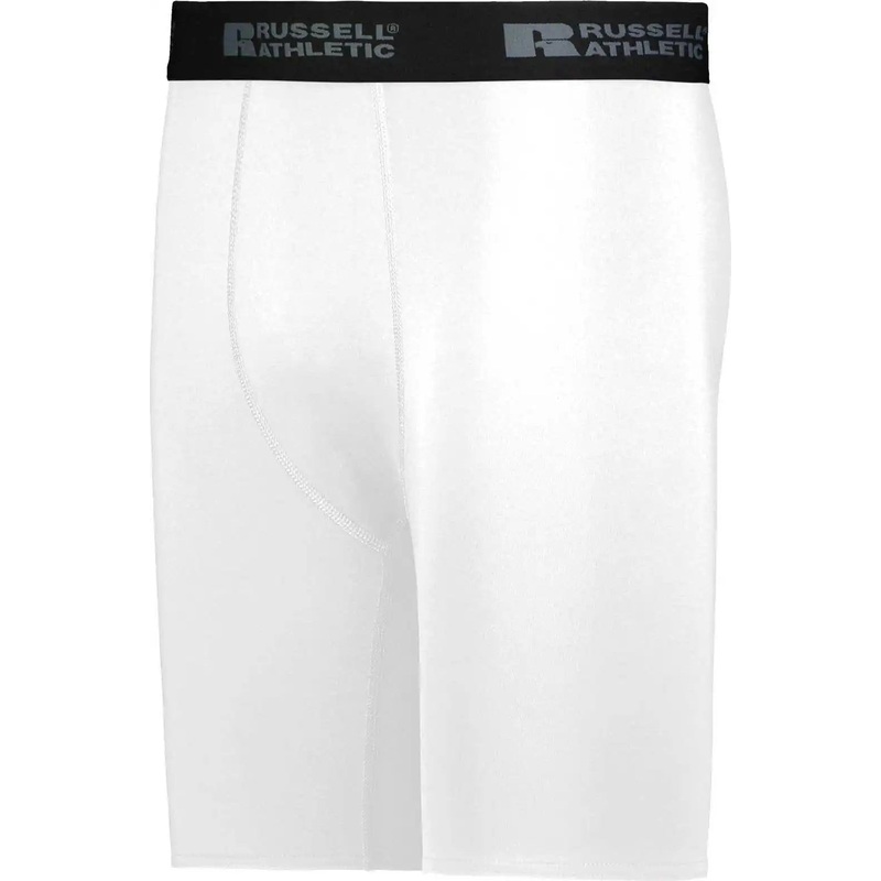 Russell R24CPM Coolcore Compression Shorts – White
