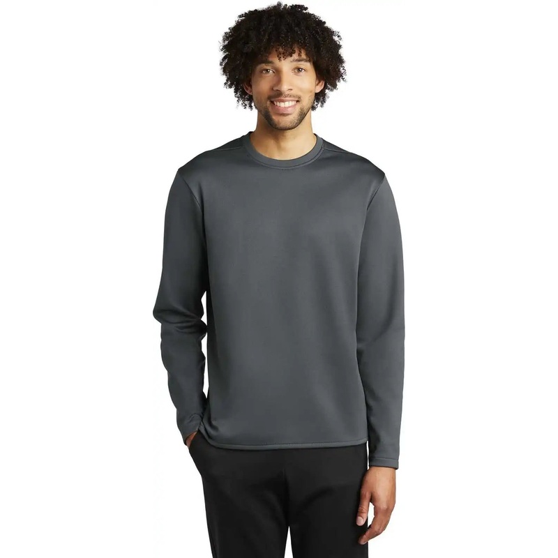 Sport-Tek ST248 Sport-Wick Fleece Pullover Crew – Dark Smoke Gray