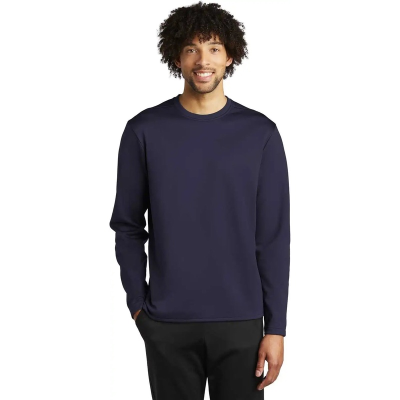 Sport-Tek ST248 Sport-Wick Fleece Pullover Crew – Navy