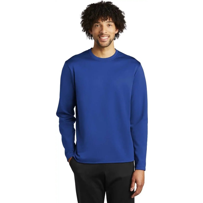 Sport-Tek ST248 Sport-Wick Fleece Pullover Crew – True Royal