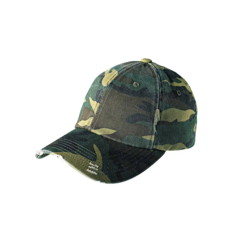 District DT600 Distressed Cap – Camo