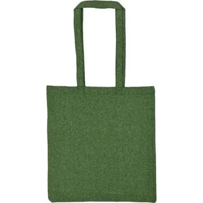 Liberty Bags 8505R Lightweight Recycled Canvas Tote Bag with Extended Handle – Heather Green