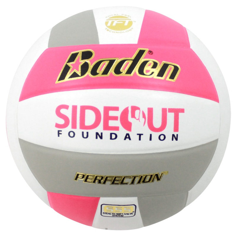 Perfection Dig Pink Leather Volleyball NON NFHS