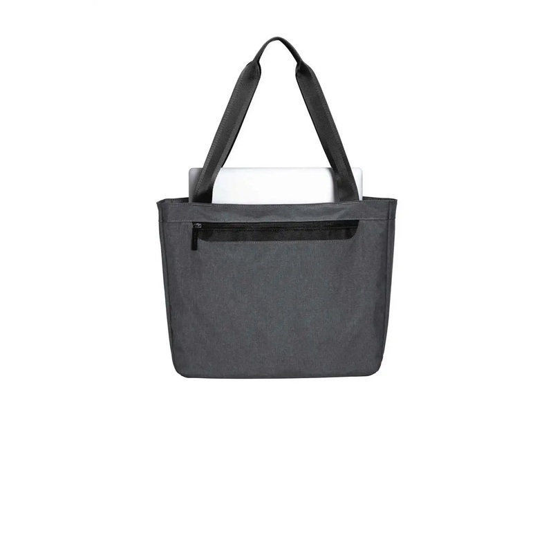 Port Authority BG423 Exec Laptop Tote – Graphite Heather Black