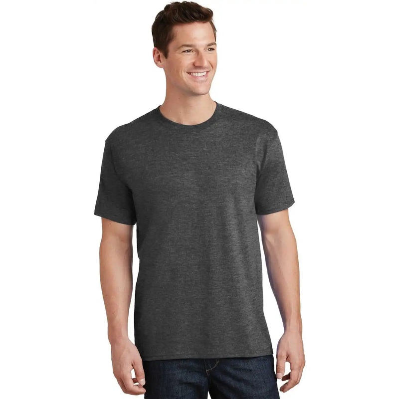 Port & Company PC54T Tall Core Cotton Tee – Dark Heather Grey